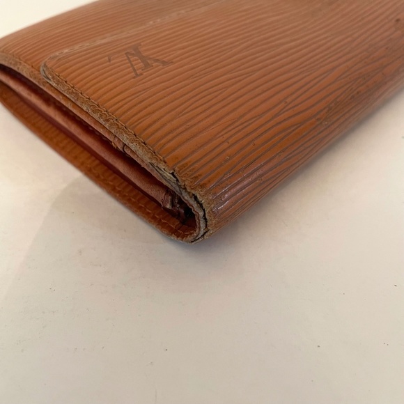 Louis Vuitton Cipango Brown Epi Leather Sarah wallet Vintage LV - Picture 10 of 16
